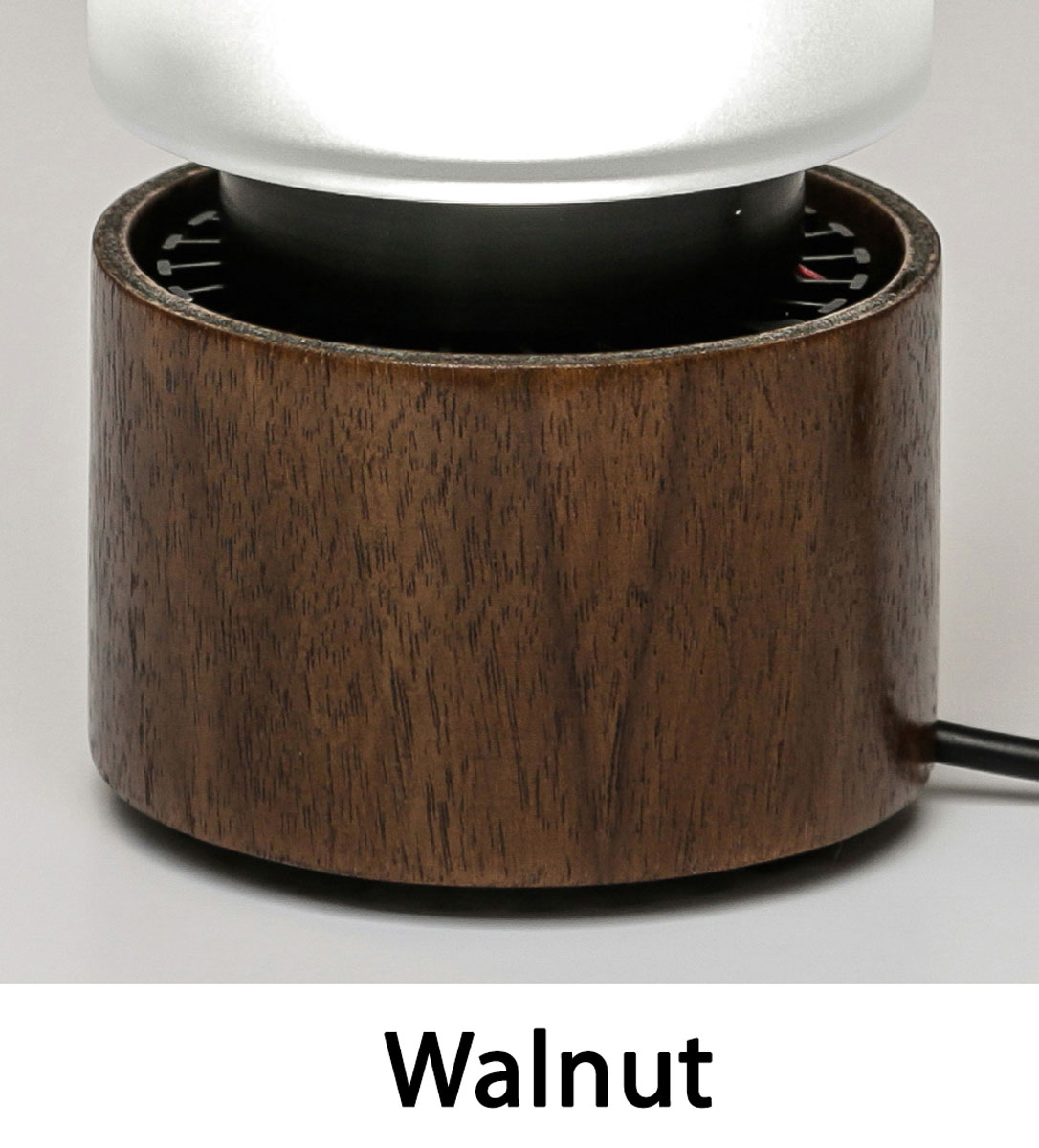 walnut (dark wood) base finish